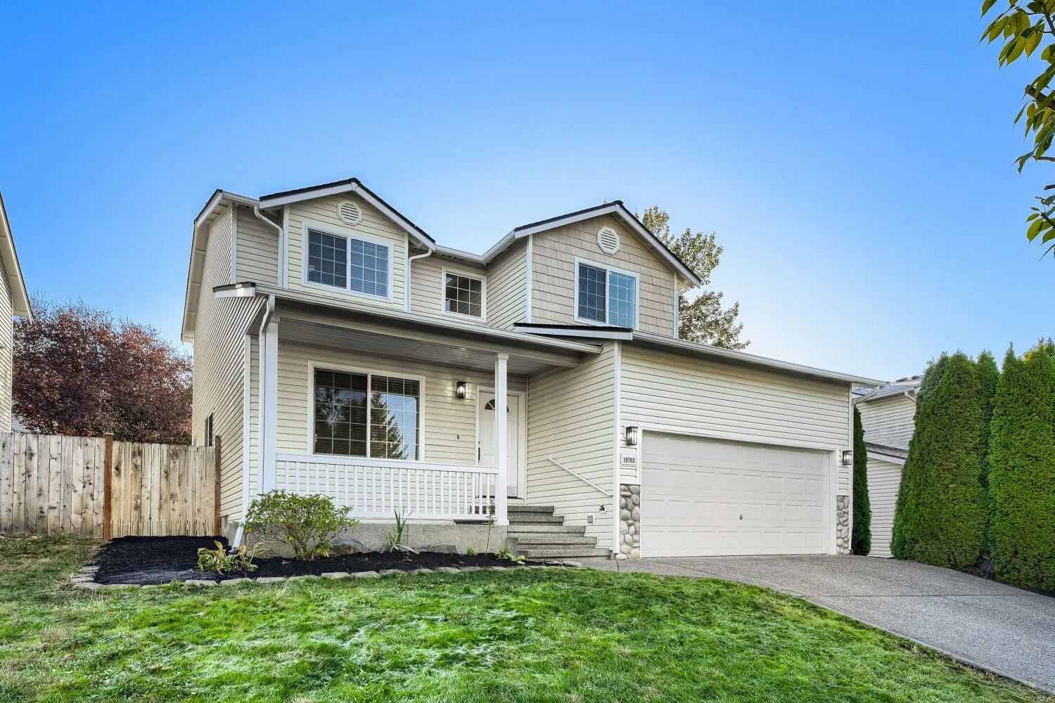Front of the home, second angle