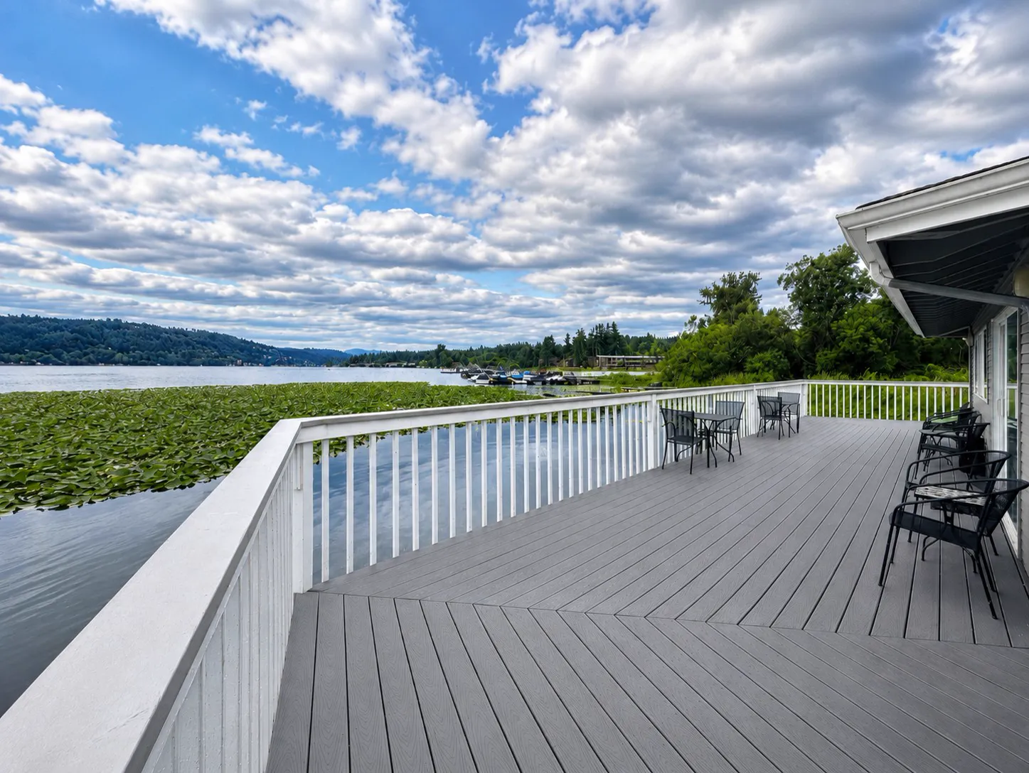Marina deck view